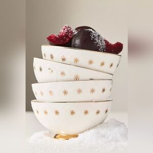 Anthropologie New York City Ballet Stoneware Cereal Bowls, Set of 2